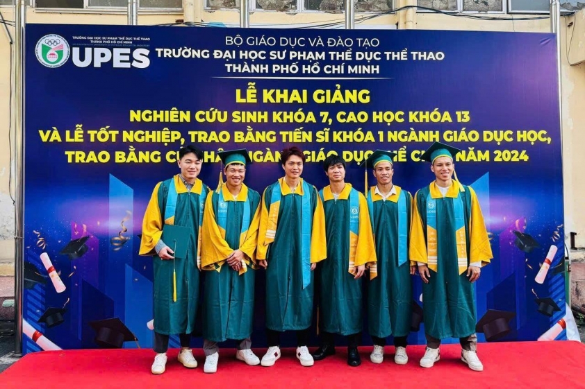 Văn Toàn xuất sắc tốt nghiệp loại giỏi Đại học Sư phạm Thể dục Thể thao TP.HCM