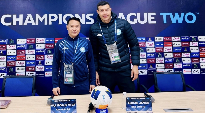 Nam Định tự tin đối đầu á quân J-League Sanfrecce Hiroshima tại AFC Champions League Two