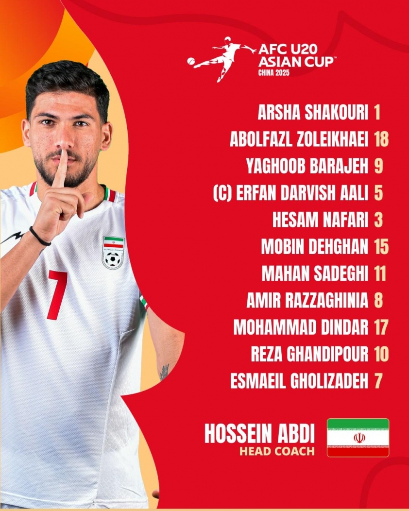 U20 Indonesia thảm bại 0-3 trước U20 Iran tại VCK U20 châu Á 2025