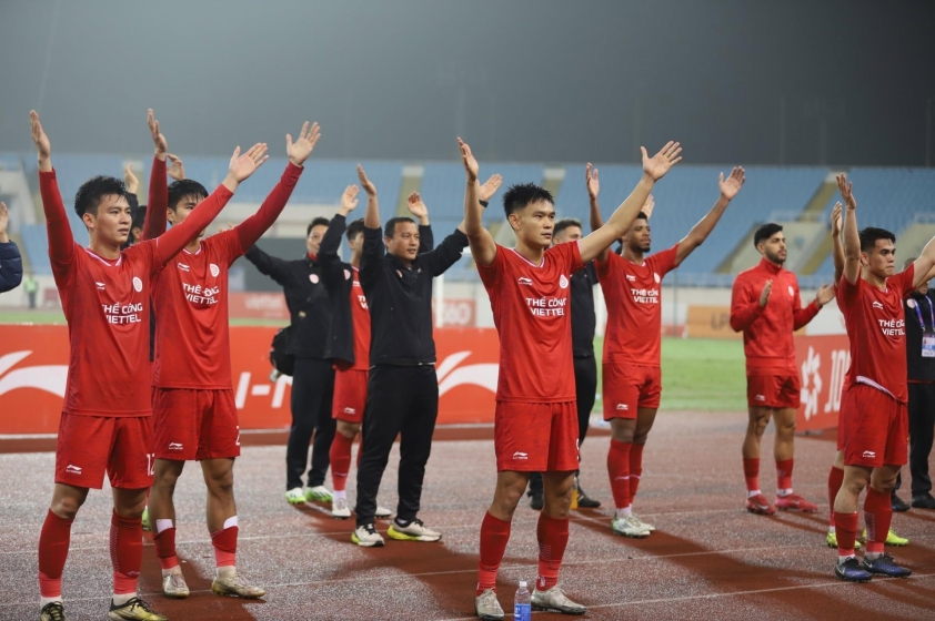 Thể Công Viettel hướng đến ngôi vương V-League 2024/25 sau chiến thắng ấn tượng trước CAHN