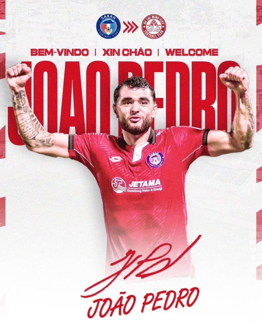 TP.HCM Tạm Biệt Patryck Ferreira, Chào Đón Joao Pedro Từ Malaysia