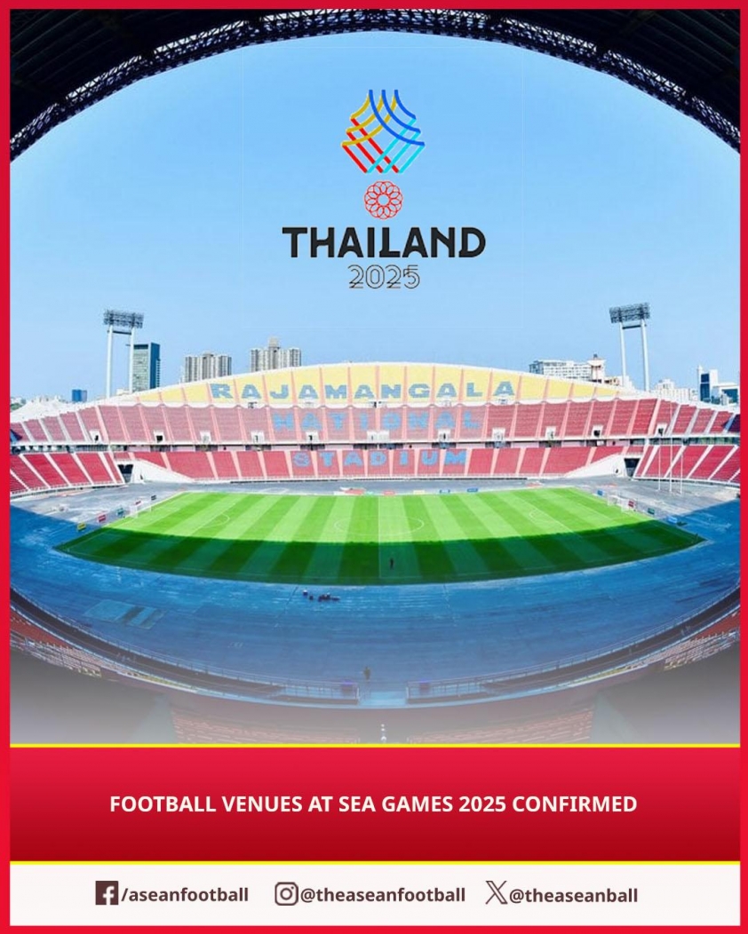 SEA Games 33: Thông tin quan trọng về địa điểm thi đấu bóng đá nam và nữ