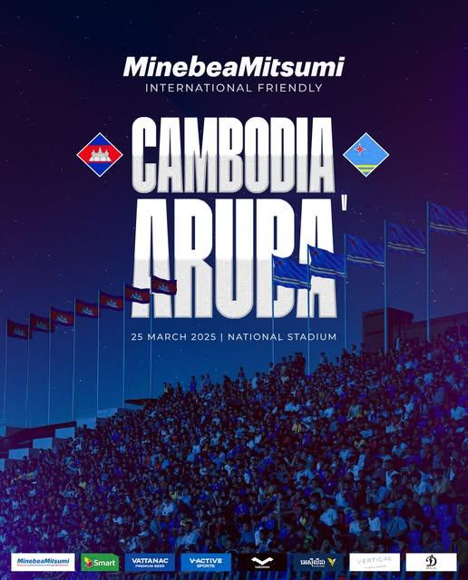 Đội tuyển Campuchia sẽ có thêm trận giao hữu với Aruba trước khi đối đầu với Việt Nam