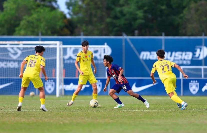 U17 Hà Nội nhận hai thất bại liên tiếp tại giải giao hữu quốc tế JDT