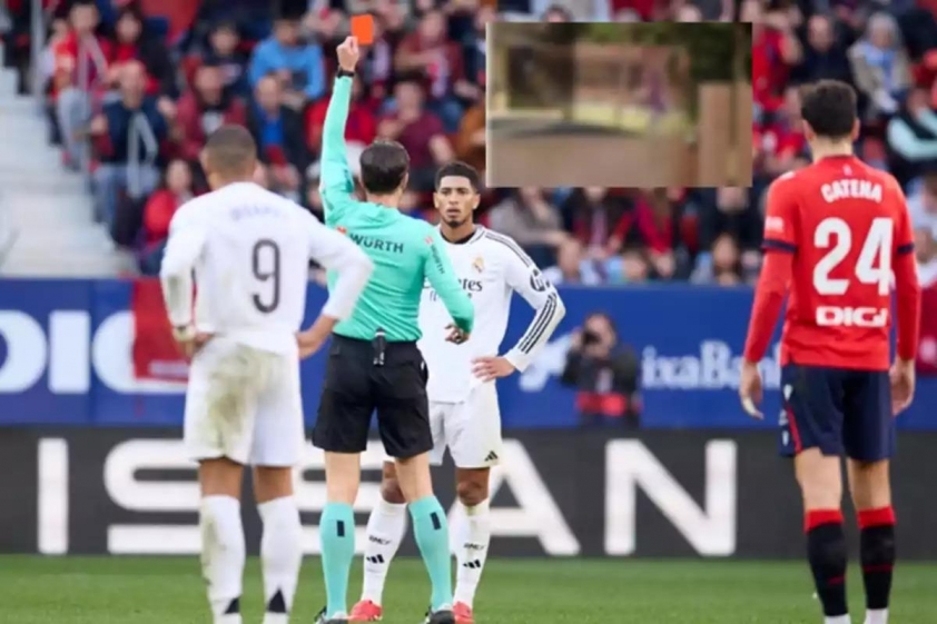 Trọng tài Jose Luis Munuera Montero đối mặt với án phạt nặng sau vụ thẻ đỏ gây tranh cãi với Bellingham