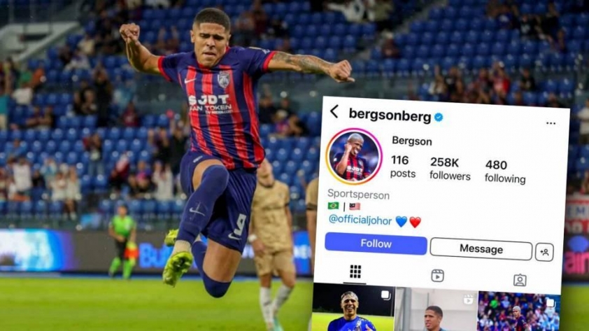 Malaysia rục rịch nhập tịch Bergson da Silva, thách thức lớn cho ĐT Việt Nam tại vòng loại Asian Cup 2027