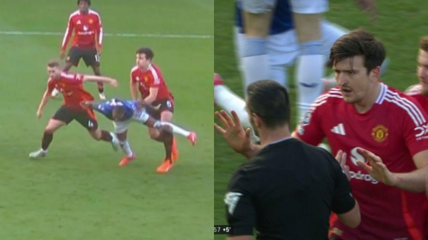 VAR chính xác khi từ chối penalty cho Everton trong trận hòa kịch tính với MU