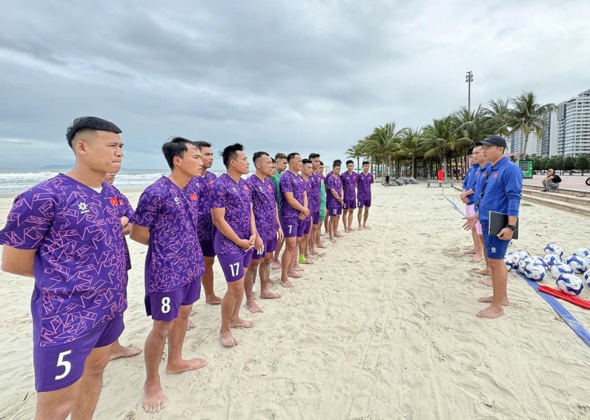 Đội tuyển bóng đá bãi biển Việt Nam hội quân, quyết tâm chinh phục châu Á 2025