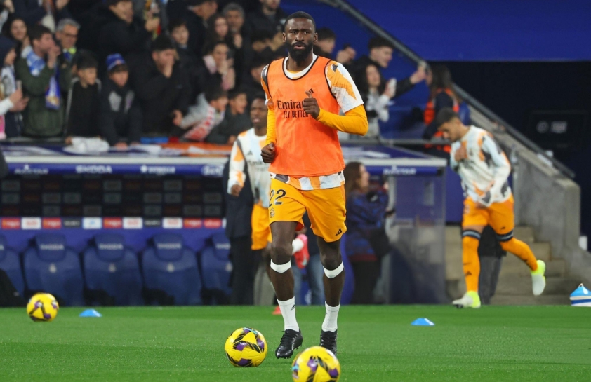 Real Madrid đối mặt khó khăn khi Rudiger chấn thương trước trận đấu với Man City