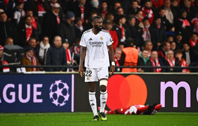 Real Madrid đối mặt khó khăn khi Rudiger chấn thương trước trận đấu với Man City