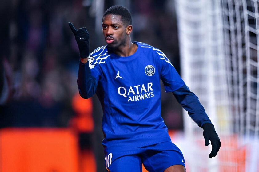 Dembélé: Huyền thoại PSG lập cú đúp, san bằng kỷ lục của Neymar và Mbappe
