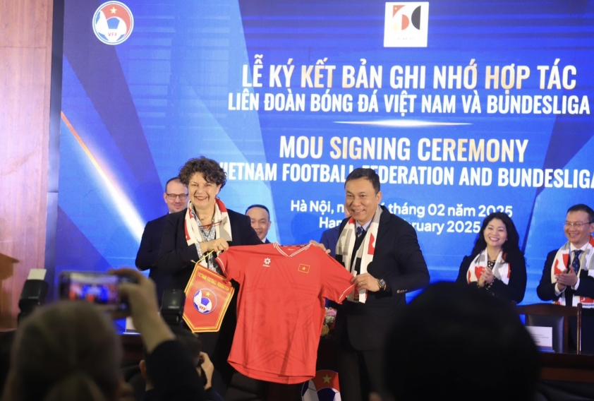 VFF và Bundesliga ký kết hợp tác chiến lược đến năm 2028, thúc đẩy bóng đá Việt Nam phát triển bền vững