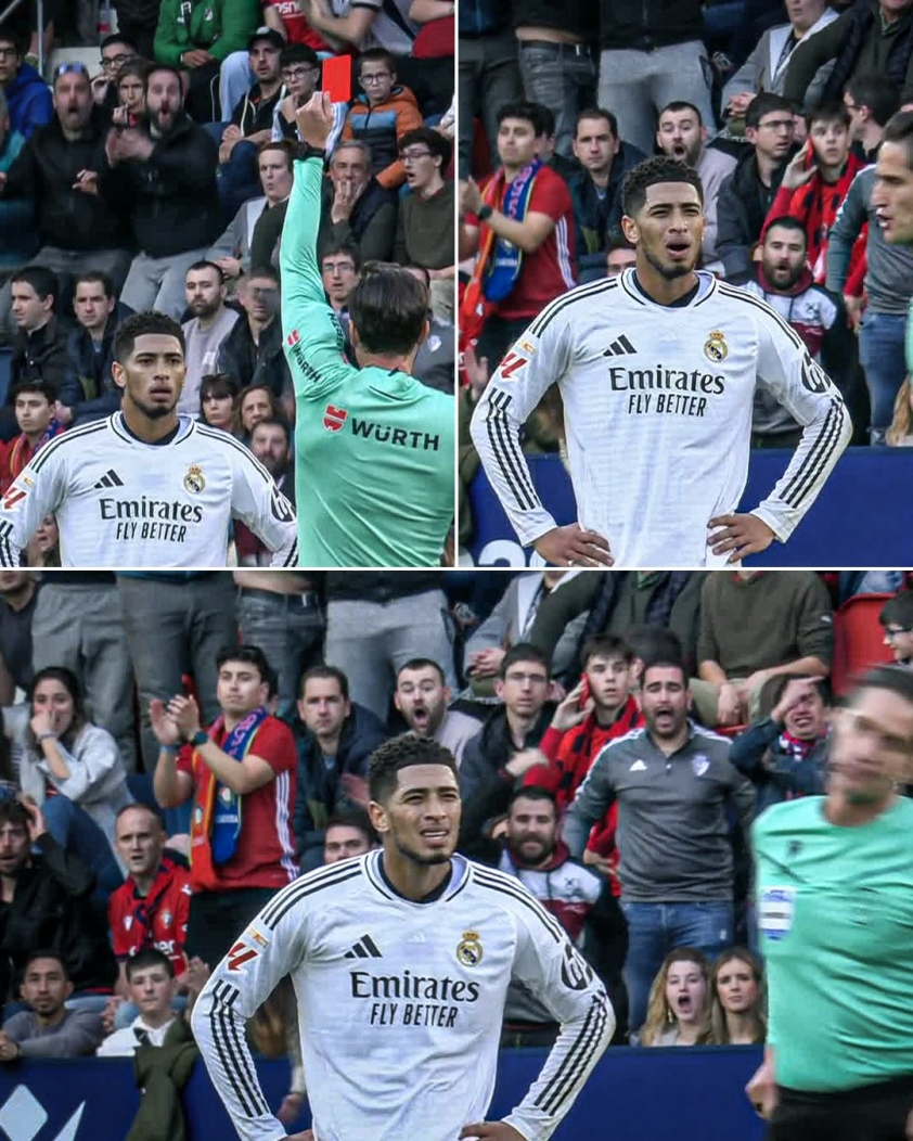 Thẻ đỏ gây tranh cãi của Bellingham: Bài học đắt giá cho sao trẻ Real Madrid