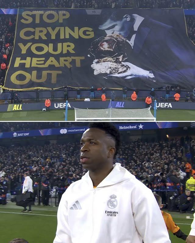 CĐV Man City chế giễu Vinicius trước trận đấu với Real Madrid