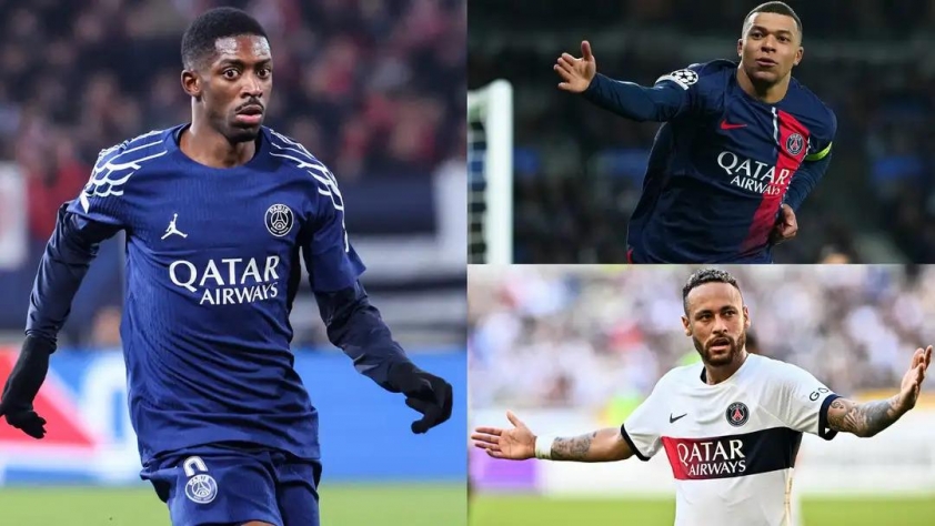 Dembélé: Huyền thoại PSG lập cú đúp, san bằng kỷ lục của Neymar và Mbappe