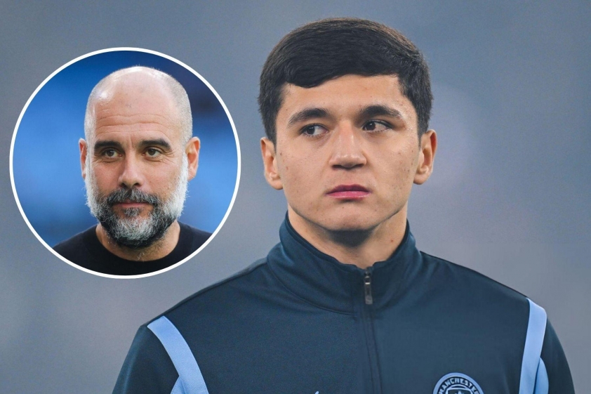HLV Pep Guardiola hết lời khen ngợi tân binh người Uzbekistan Khusanov
