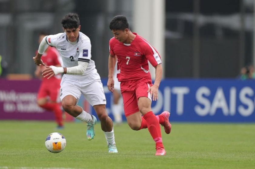 U20 Triều Tiên cầm hòa U20 Iraq trong trận đấu kịch tính tại VCK U20 châu Á 2025