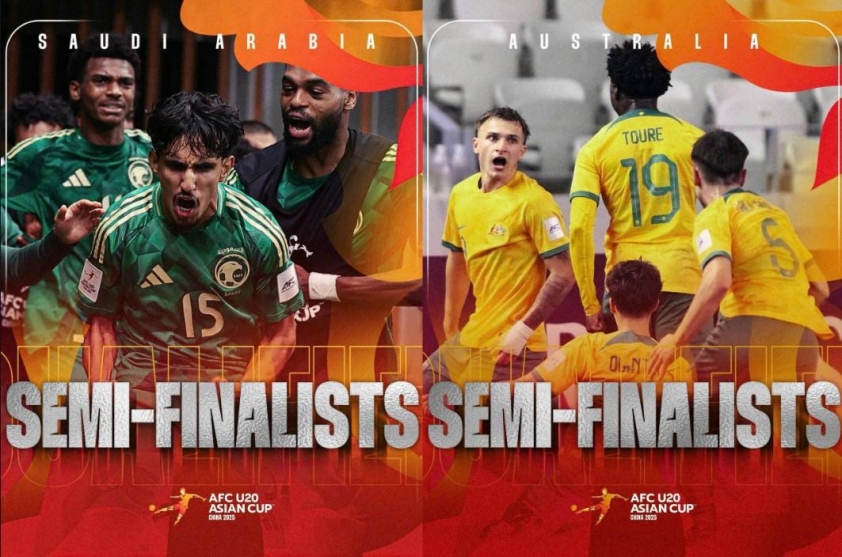 U20 Ả Rập Xê Út và Úc xuất sắc giành vé vào bán kết U20 Châu Á 2025 và World Cup 2025