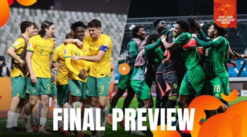 Chung kết U20 châu Á 2025: Úc vs Ả Rập Xê Út - Đại chiến đỉnh cao tại Bảo An