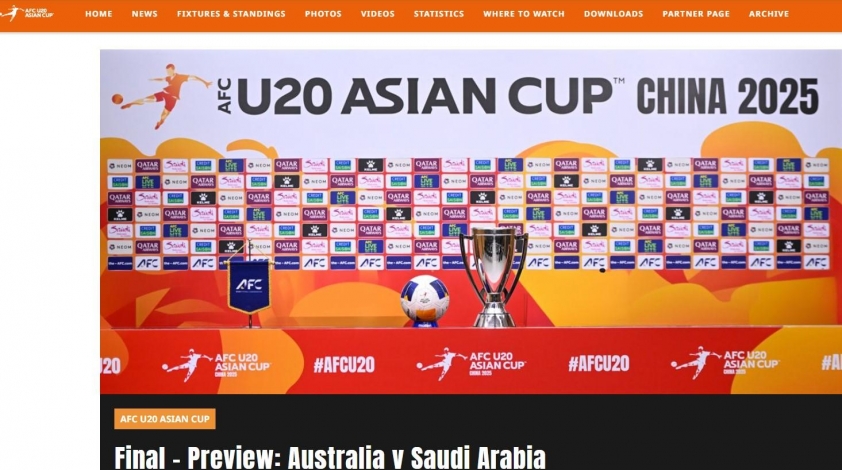 Chung kết U20 châu Á 2025: Úc vs Ả Rập Xê Út - Đại chiến đỉnh cao tại Bảo An