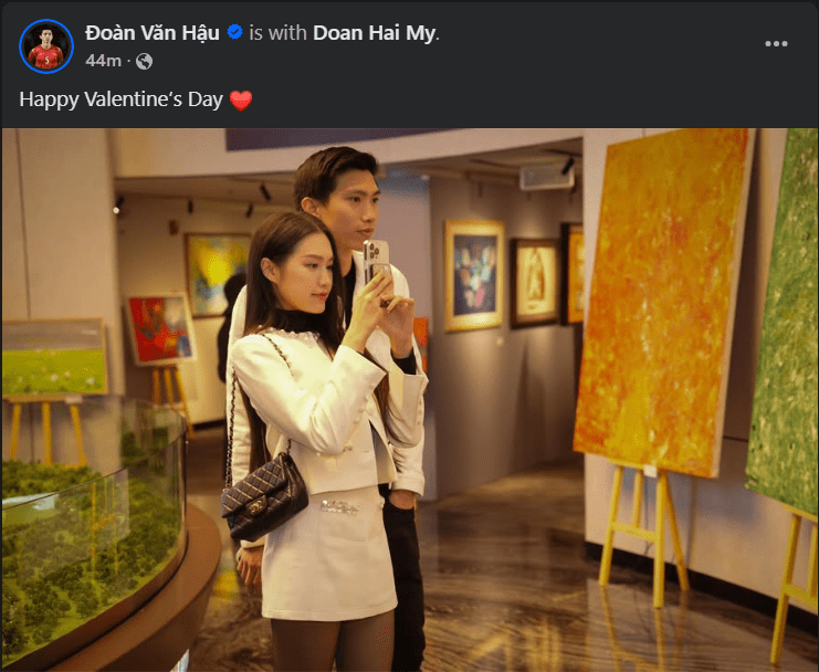 Tuyển thủ Việt Nam và những lời nhắn ngọt ngào nhân ngày Valentine