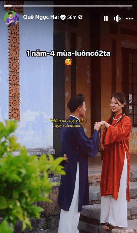 Tuyển thủ Việt Nam và những lời nhắn ngọt ngào nhân ngày Valentine