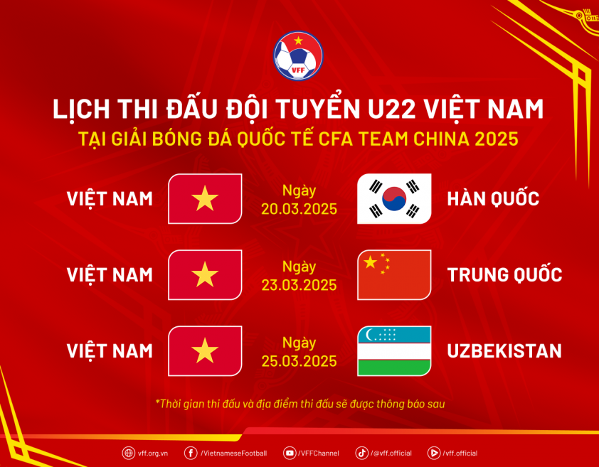 V-League 2024/25 tạm nghỉ để nhường chỗ cho ĐT Việt Nam và U22 Việt Nam chinh chiến quốc tế