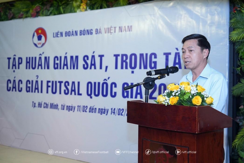 Liên đoàn Bóng đá Việt Nam Tập huấn Trọng tài và Giám sát Futsal Quốc gia 2025