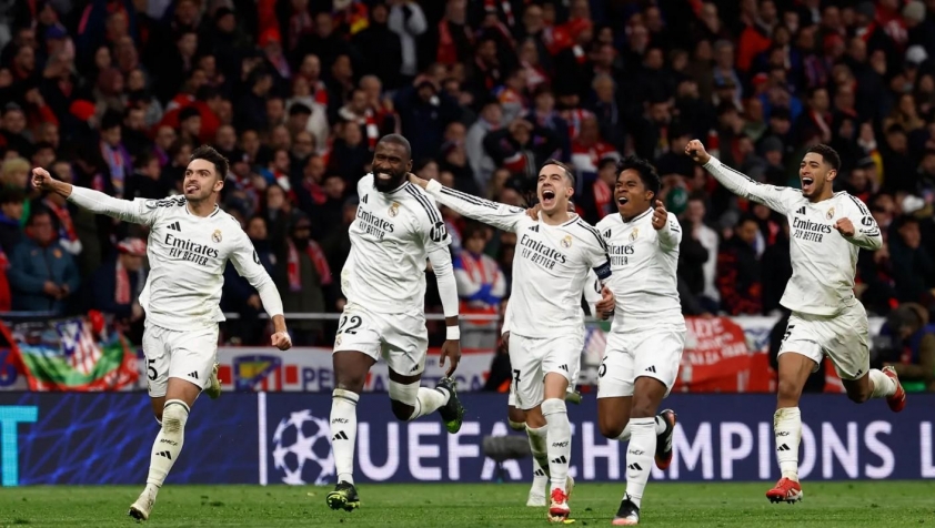 Atletico Madrid tố cáo 4 cầu thủ Real Madrid với UEFA sau trận derby căng thẳng