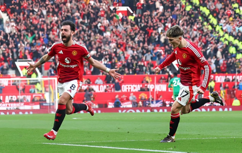 Arsenal hòa 1-1 trước MU: Siêu phẩm của Rice nhưng hy vọng vô địch tan biến