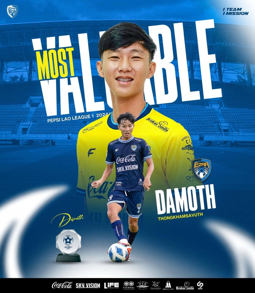 Damoth Thongkhamsavath: Ngôi sao gốc Việt tỏa sáng tại Lào và giấc mơ Asian Cup