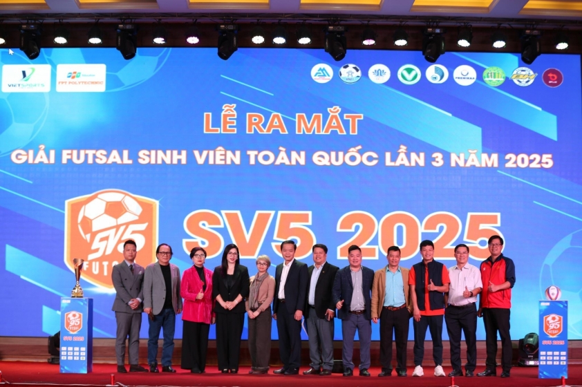 Giải Futsal Sinh Viên Toàn Quốc Lần 3 - SV5 2025: Sân Chơi Sôi Động, Hứa Hẹn Nhiều Cú Bật Nảy