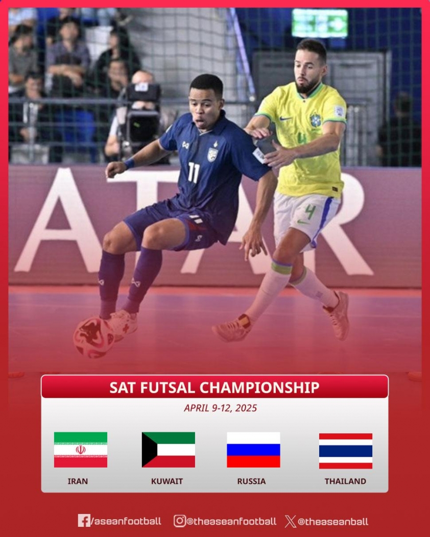 Futsal Thái Lan: Chuẩn bị cho các giải đấu lớn với loạt giao hữu quốc tế