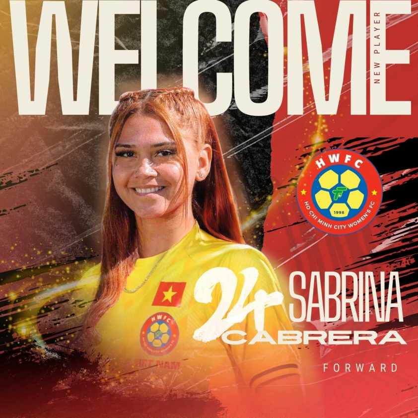 CLB TP.HCM bổ sung ngoại binh Sabrina Cabrera, hướng đến bán kết AFC Champions League