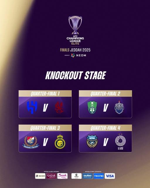 AFC Champions League 2024/25: Bốc thăm tứ kết, những cuộc đối đầu hấp dẫn