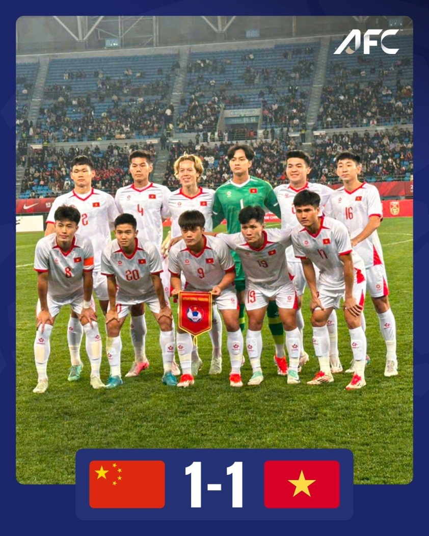 U22 Việt Nam kết thúc giải U22 quốc tế CFA Team China 2025 với vị trí thứ ba