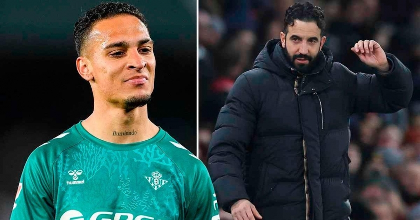 HLV Amorim tiết lộ nguyên nhân Antony sa sút phong độ tại Man Utd