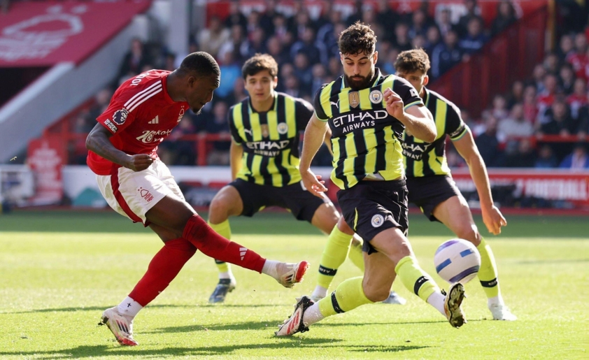 Nottingham Forest gây chấn động Ngoại hạng Anh, đánh bại Man City với tỷ số tối thiểu