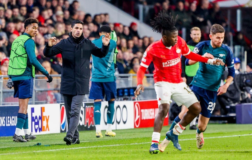 HLV Arteta Tự Tin Dẫn Dắt Arsenal Đối Đầu PSV Tại Champions League