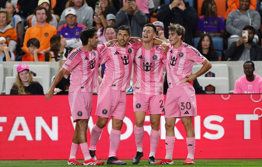 Inter Miami đại thắng Houston Dynamo với cú hat-trick kiến tạo của Suarez