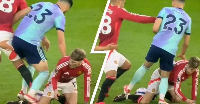 Trọng tài Taylor gây tranh cãi trong trận hòa giữa Man United và Arsenal