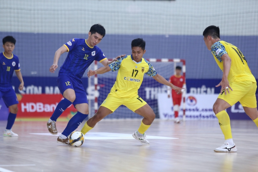 Thái Sơn Nam TP.HCM vững ngôi đầu, cuộc đua vô địch futsal sôi động