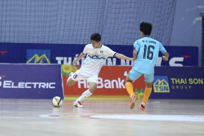 Thái Sơn Nam TP.HCM vững ngôi đầu, cuộc đua vô địch futsal sôi động