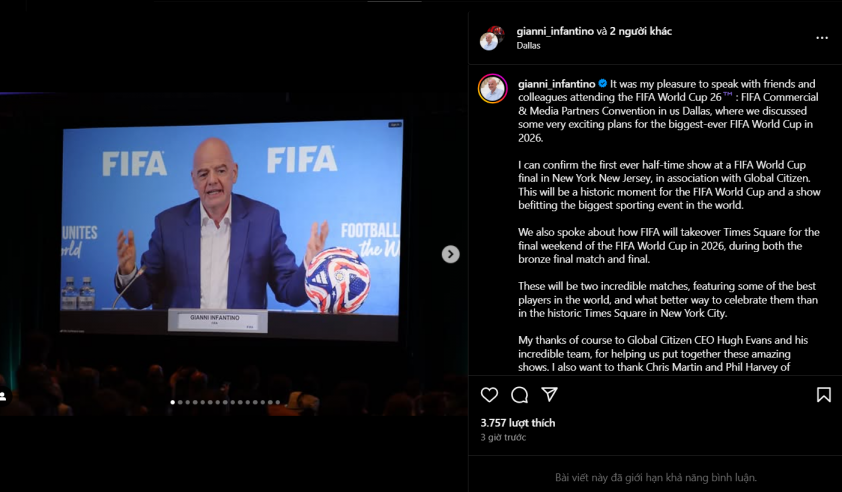 World Cup 2026: Sự đổi mới chưa từng có tại trận chung kết lịch sử