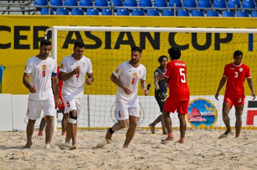 Thất bại nặng nề của Indonesia trước Iran tại giải bóng đá bãi biển châu Á