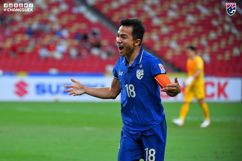 Thái Lan dễ dàng đánh bại Afghanistan 2-0 trong trận giao hữu quốc tế