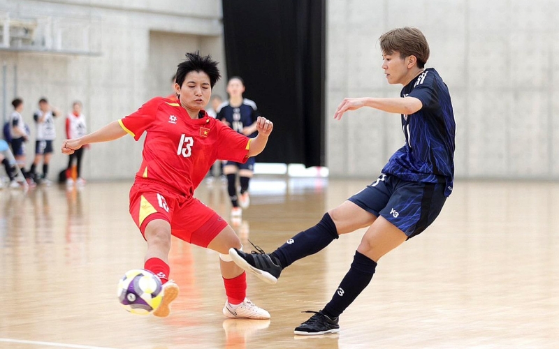 Tuyển Futsal Nữ Việt Nam Gặp Thất Bại Trước Nhật Bản Trong Trận Giao Hữu