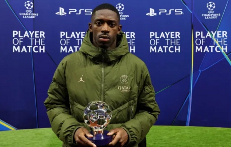 Dembélé Từ Chối Giải Thưởng Sau Chiến Thắng Thót Tim Của PSG Trước Aston Villa