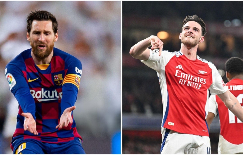 Siêu phẩm đá phạt của Declan Rice đưa Arsenal đến gần chiến thắng trước Real Madrid