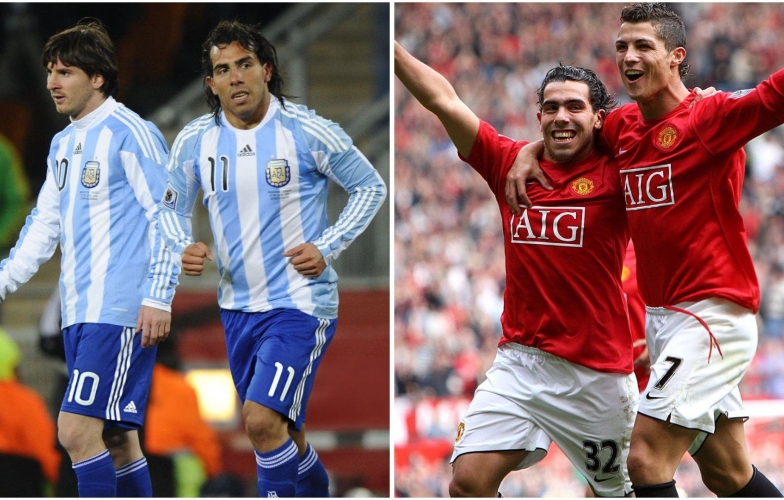Tevez khao khát trận đấu huyền thoại cùng Messi và Ronaldo